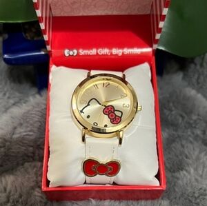 Hello Kitty Gold and White Women's Watch